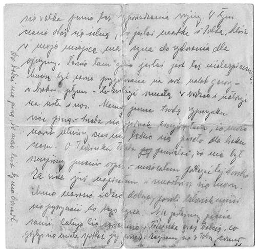 Tadeusz Nowakowski - list Ojca