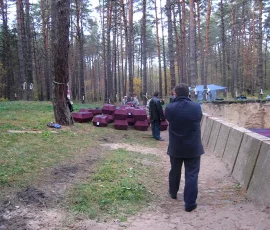 Andrzej Przewoźnik przy „Brackiej Mogile”