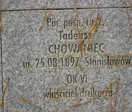 Indywidualne tabliczki epitafijne