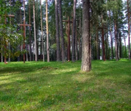 Krzyże na masowych grobach